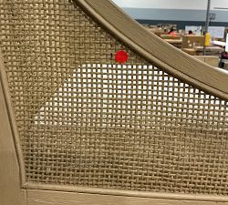 Open Box: Atwood Cane Counter Stool (26") - Performance Boucle Oatmeal, Seadrift