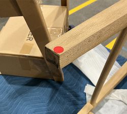 Open Box: Atwood Cane Counter Stool (26") - Performance Boucle Oatmeal, Seadrift