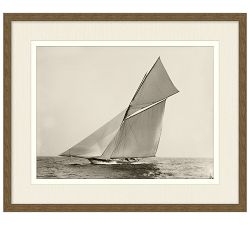 Vintage Sailing Framed Print