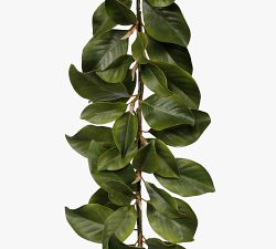 Faux Magnolia Garland