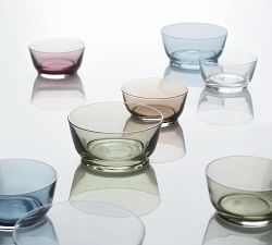 Kinto Hibi Glass Pinch Bowls - Set of 4
