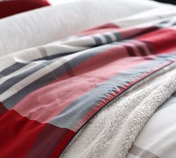 McKinley Plaid Sherpa Blanket