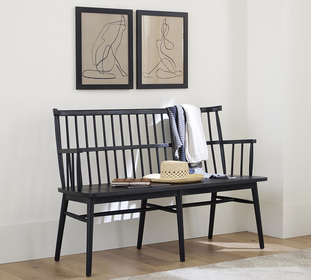 Norris Entryway Bench (54" - 66") by Pottery Barn