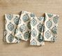 Amelia Block Print Cotton Napkins - Set of 4