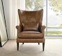 Champlain Roll Arm Leather Chair