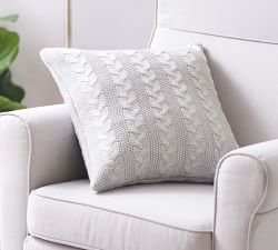 Evette Cable Knit Pillow