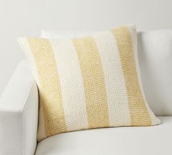 Faye Textured Striped Pillow