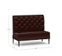 Hayworth Leather Banquette - 50" Double Seat