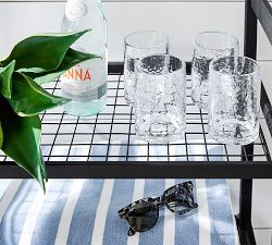 Malibu Metal Outdoor Pool Storage Towel Shelf