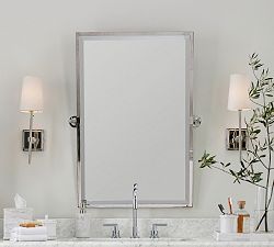 Open Box: Kensington Rectangular Pivot Mirror