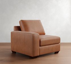 Build Your Own Big Sur Square Arm Leather Sectional