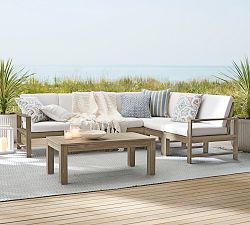 Build Your Own - Indio Eucalyptus Outdoor Sectional Components