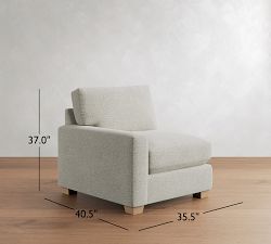 Build Your Own PB Comfort Modern Square Arm Sectional