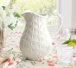Heirloom Basketweave Pitcher