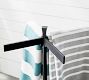 Malibu Metal Outdoor Pool Storage Towel Stand