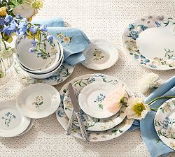 Monique Lhuillier Summer Blossom Outdoor Melamine Dinnerware Collection
