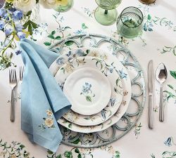 Monique Lhuillier Summer Blossom Outdoor Melamine Dinner Plates - Set of 4