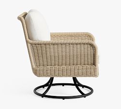 Tulum Wicker Swivel Outdoor Lounge Chair