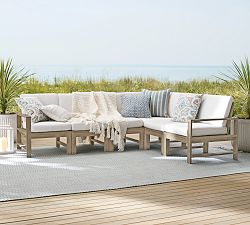 Indio Eucalyptus 6-Piece Outdoor Sectional (100")