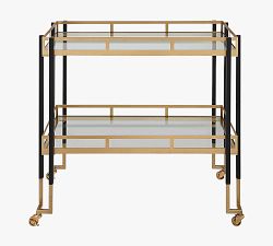 Keller Metal Bar Cart (33")