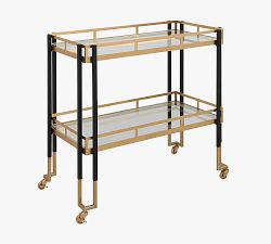 Keller Metal Bar Cart (33")