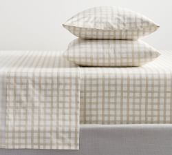 Open Box: Kipton Plaid Percale Sheet Set