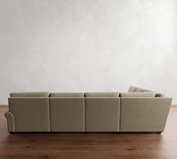 Big Sur Roll Arm Power Reclining 6-Piece Chaise Sectional (154"-166")