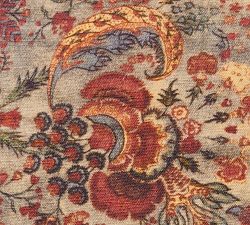 Jean Floral Embroidered Reversible Pillow