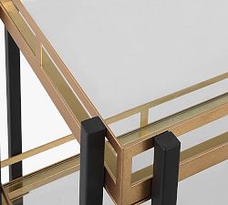 Keller Metal Bar Cart (33")