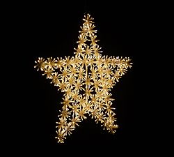 Lit Twinkling Cluster Star