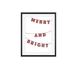 Merry and Bright Art Print
