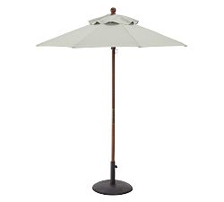 Open Box: 6' Round Market Outdoor Umbrella Canopy Replacement - Sunbrella Natural