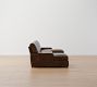 Turner Square Arm Leather Power Reclining Double Chaise Sectional (105"&ndash;117")