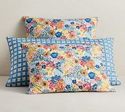 Willow Floral Reversible Percale Comforter Sham