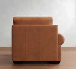 Build Your Own Big Sur Roll Arm Leather Sectional