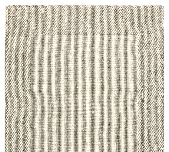 Chunky Border Wool Jute Rug by Pottery Barn