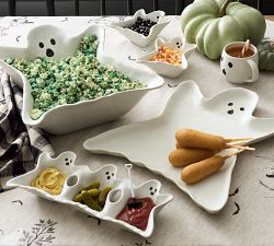 Gus the Ghost Stoneware Candy Bowl