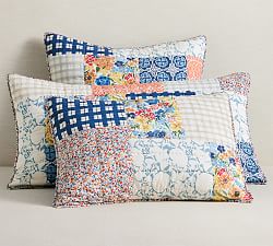 Open Box: Lana Handcrafted Patchwork Cotton Quilted Sham