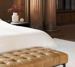Ram Leather Bench