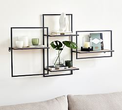 Open Box: Tucker Wood &amp; Metal Wall Shelf (40.25"W x 22.5"H)