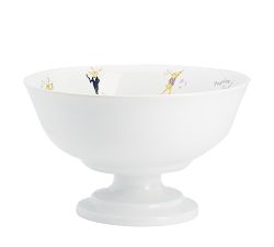 Santa's Reindeer Footed Serving Bowl