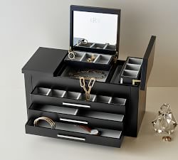 Open Box: Stella Jewelry Boxes - Black