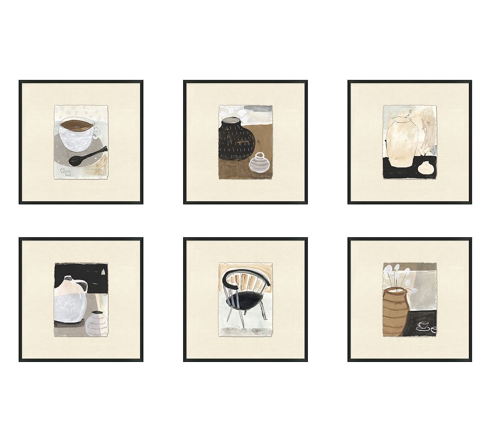 Pottery Barn Best Sellers Textured Mat Prints by The Artists Studio by Pottery Barn