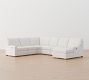 Turner Square Arm Power Reclining L-Shaped Chaise Sectional (146"&ndash;158")