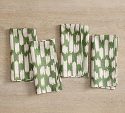 Lucas Ikat Organic Cotton Napkins - Set of 4