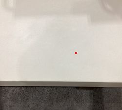 Open Box: Pomona Concrete &amp; Acacia Rectangular Outdoor Coffee Table (50") - Gray