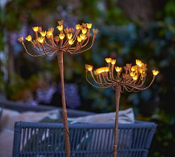 Solar Outdoor Lit Blossom Lawn Stake