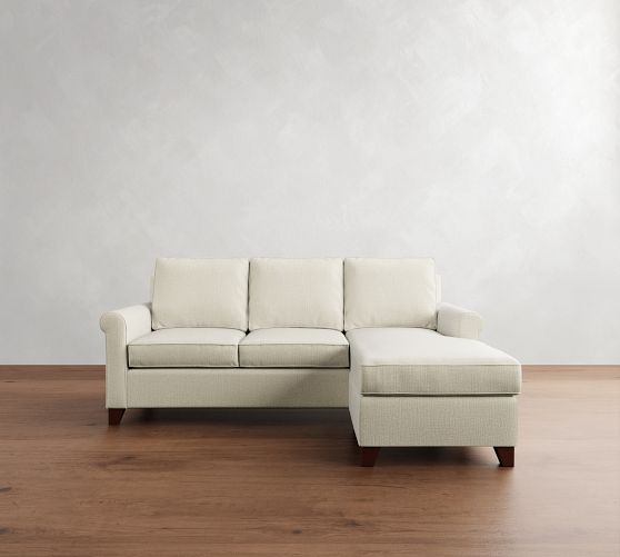 Cameron Roll Arm Reversible Chaise Sectional (88") by Pottery Barn
