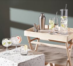 Gin Cocktail Glass and Ice Bucket Set