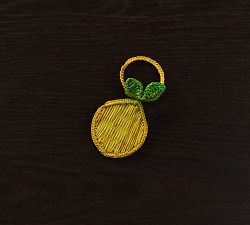 Handwoven Lemon Napkin Rings - Set of 4
